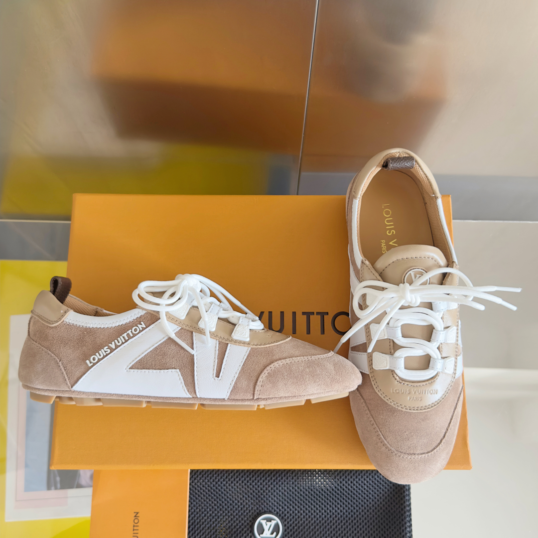 Louis Vuitton LV Sneakerina hazelnut- Women - Shoes | LOUIS VUITTON