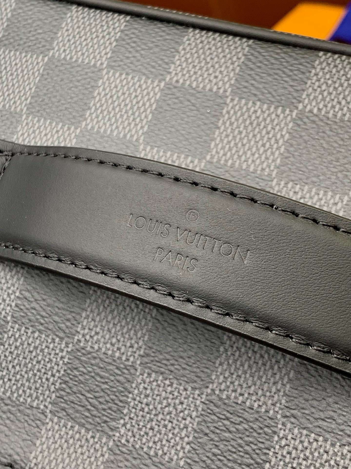 Louis Vuitton LV Toilet Dopp Kit Damier Graphite Pouch