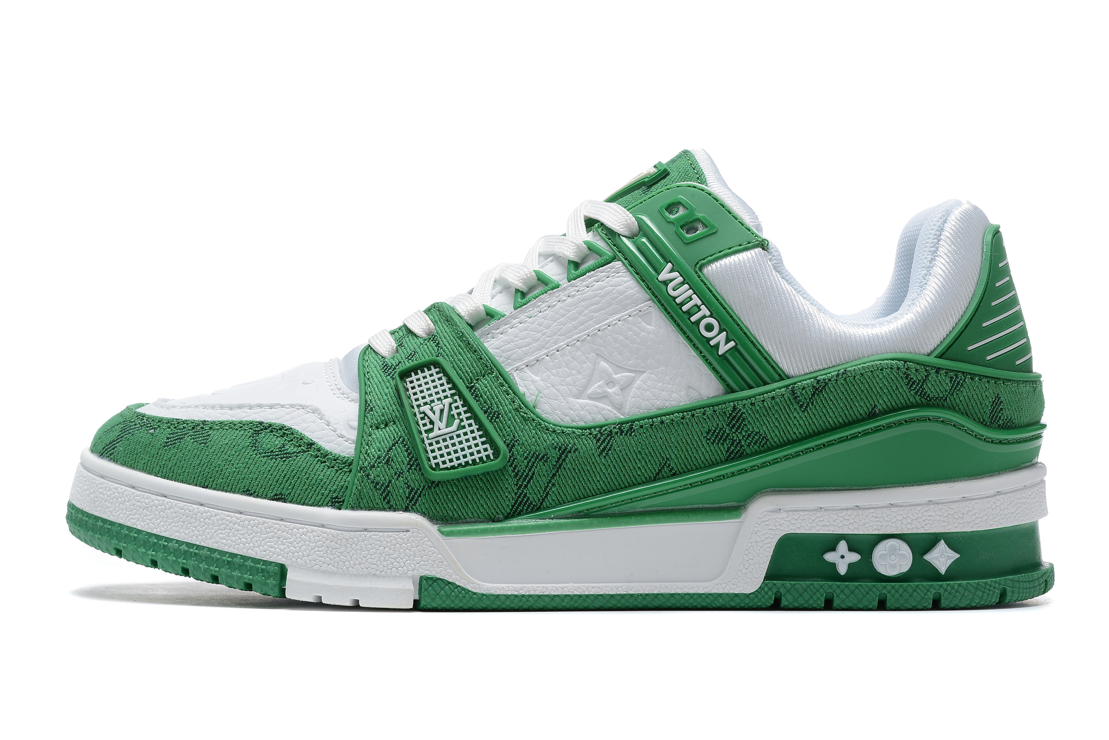 Louis Vuitton LV Trainer Monogram Pine Green White