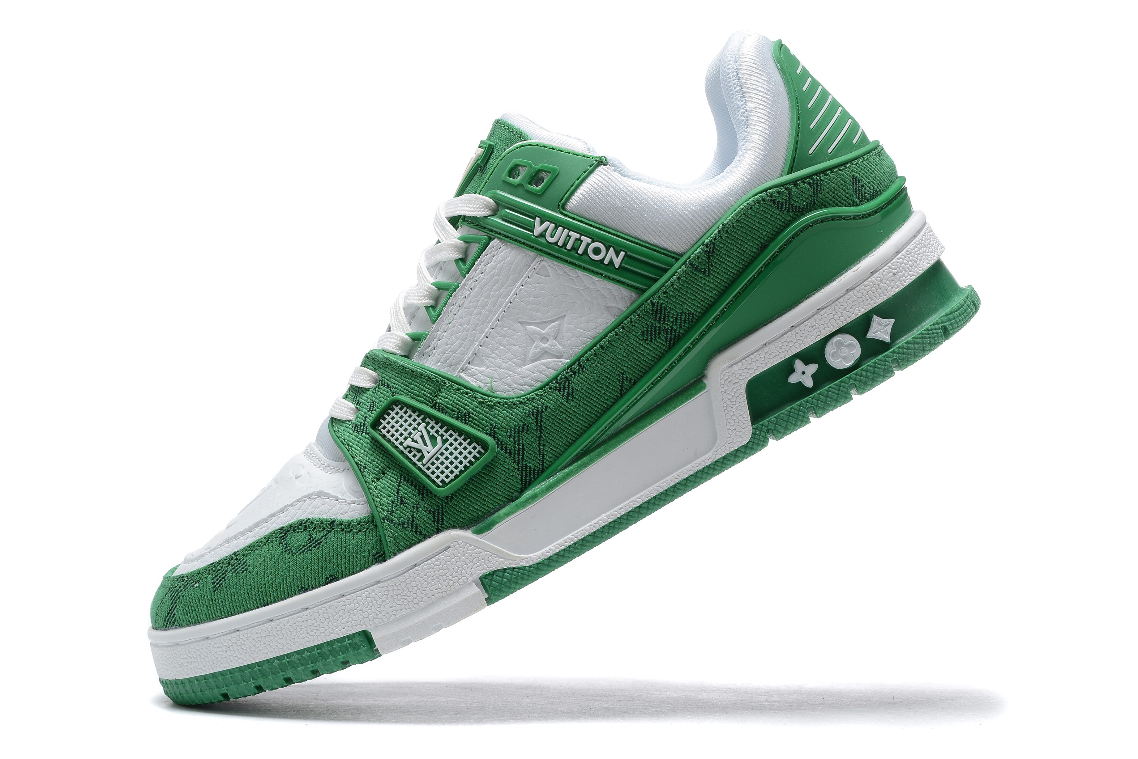 Louis Vuitton LV Trainer Monogram Pine Green White
