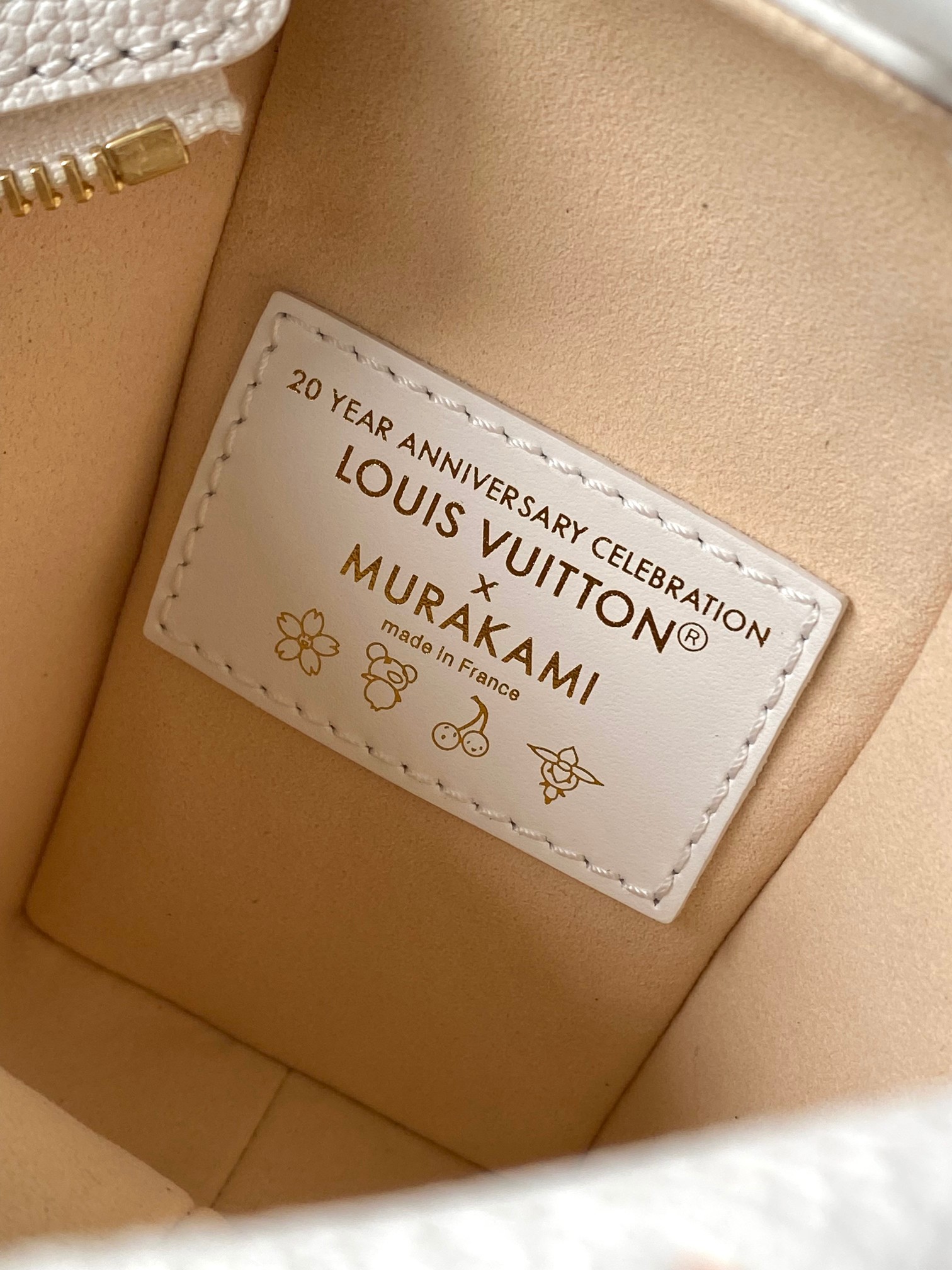 Louis Vuitton  LV x TM Cowhide Monogram Multicolor Side Trunk MM White