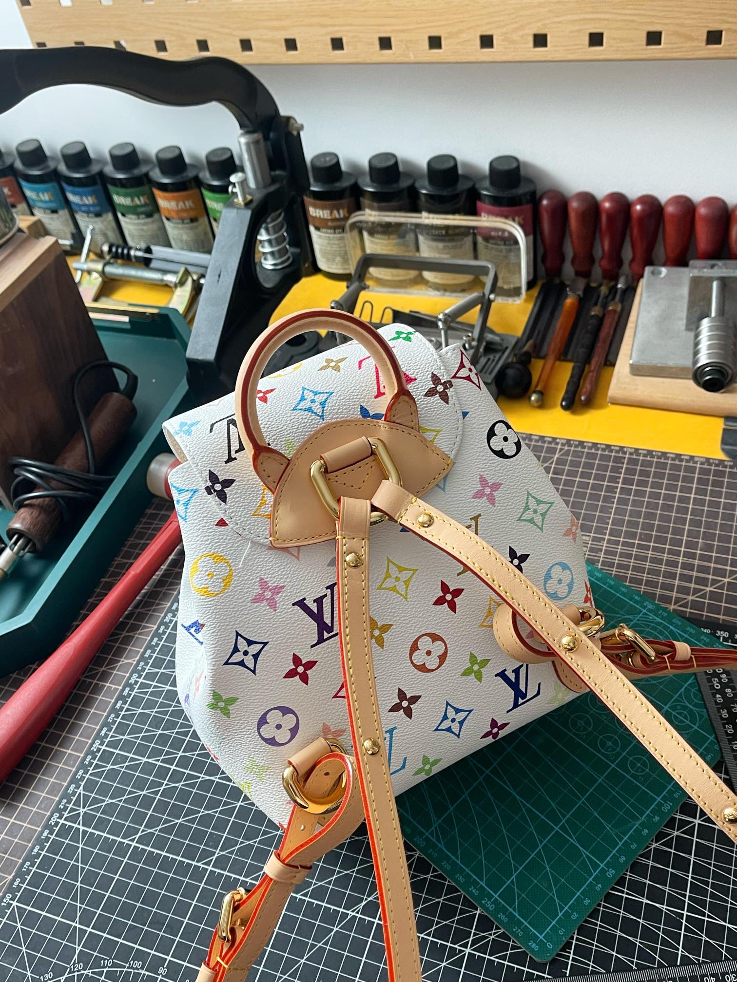 Louis Vuitton  LV X TM Monogram Multicolor Venice Backpack White