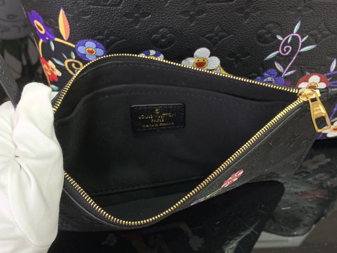 Louis Vuitton LV x TM Neverfull MM Monogram Empreinte Leather