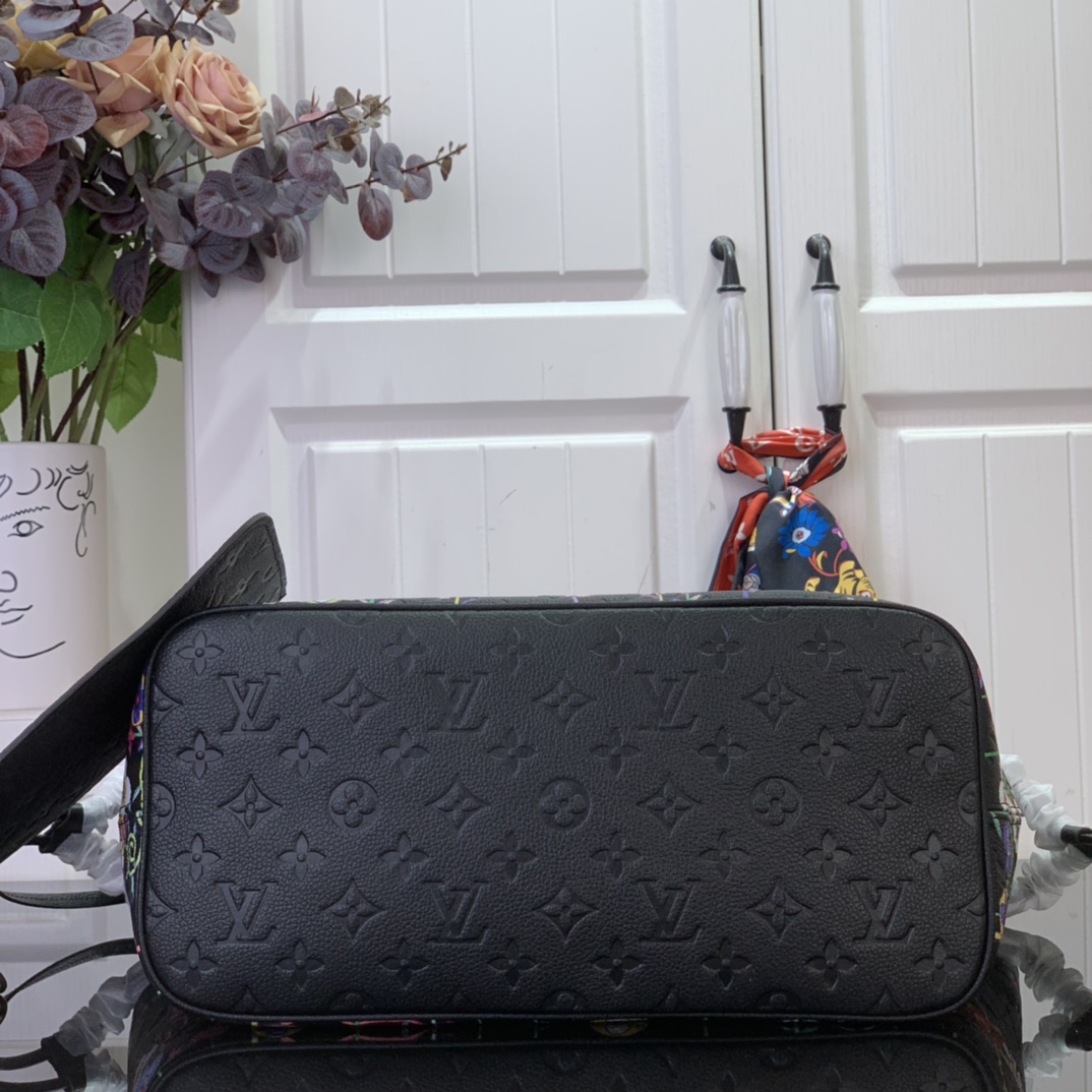 Louis Vuitton LV x TM Neverfull MM Monogram Empreinte Leather