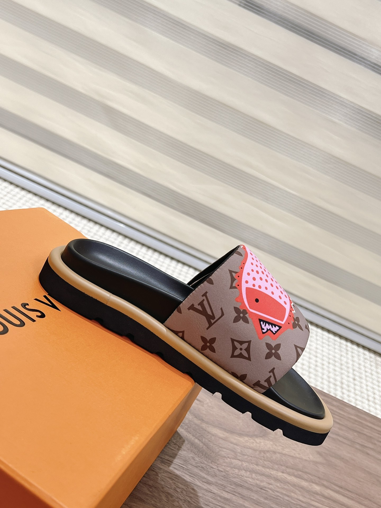 Louis Vuitton  LV YAYOI KUSAMA Collaboration Slip-On Sandals-yf