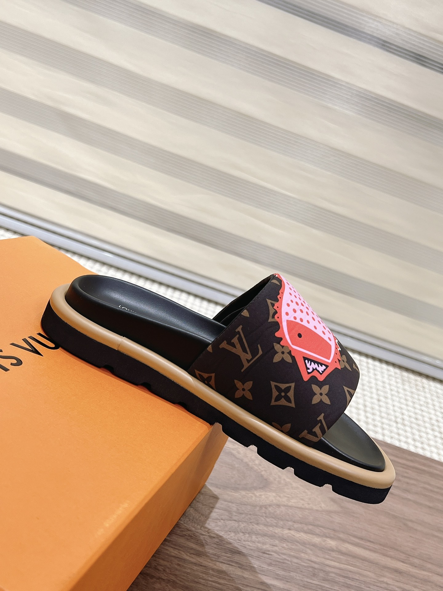 Louis Vuitton  LV YAYOI KUSAMA Collaboration Slip-On Sandals-yf