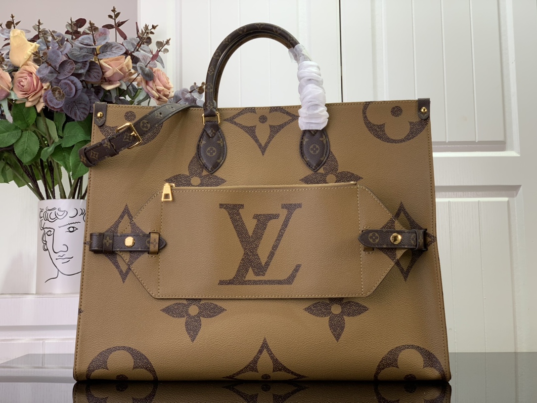 Louis Vuitton M45320 OnTheGo GM Tote and Shoulder Bag