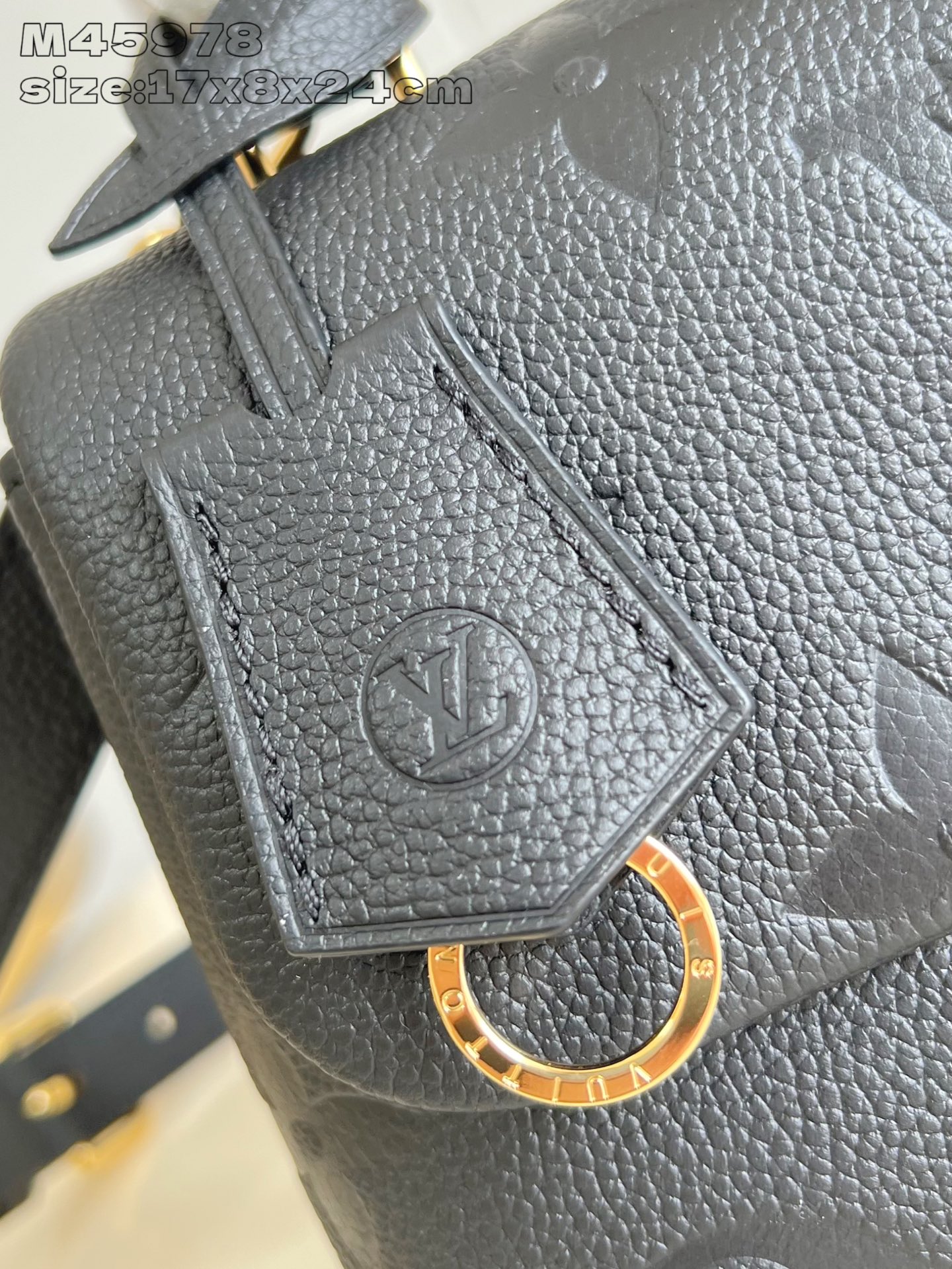 Louis Vuitton Madeleine BB Monogram Empreinte Bag Black