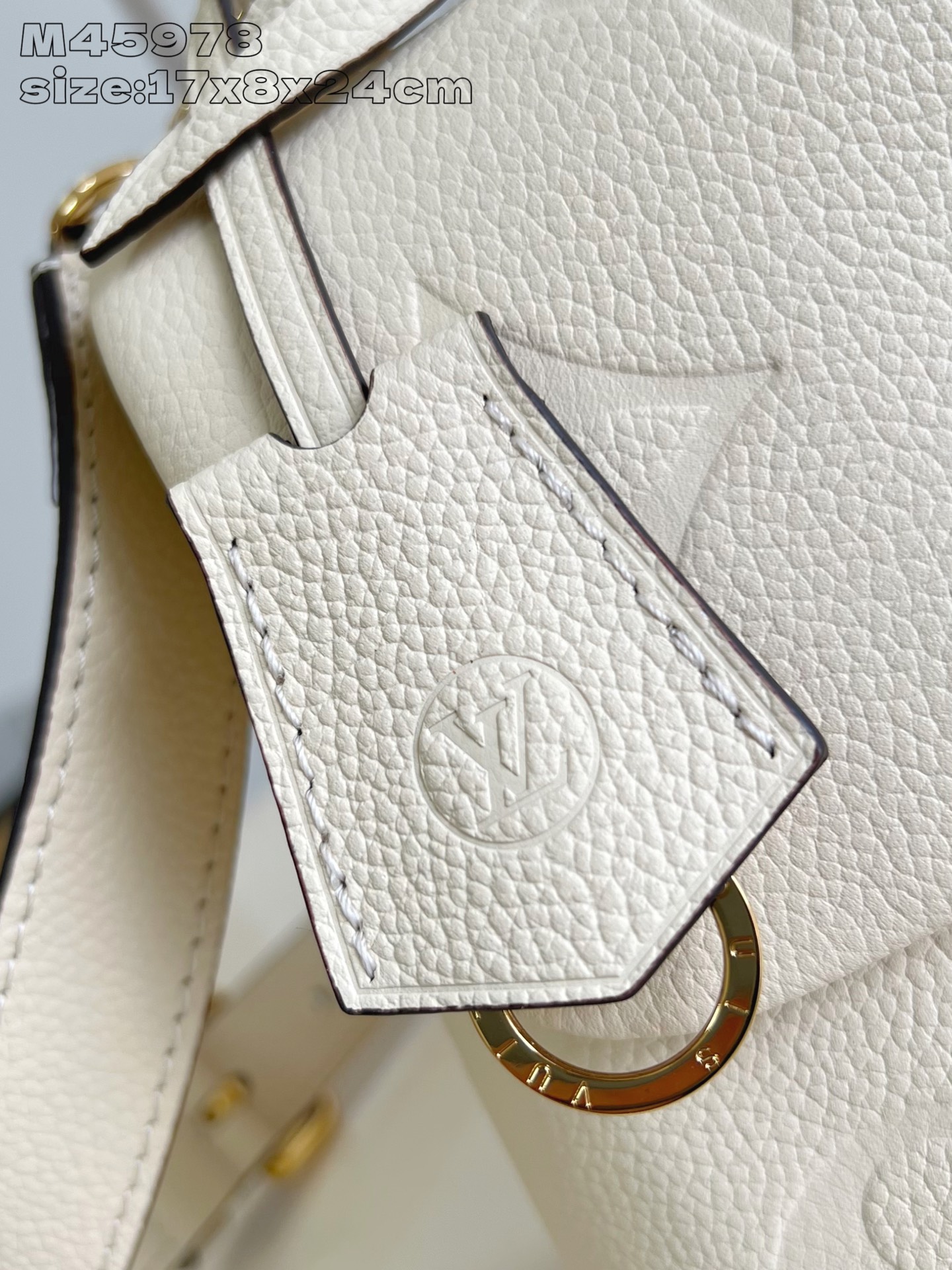 Louis Vuitton Madeleine Monogram Empreinte Nano Bag Beige