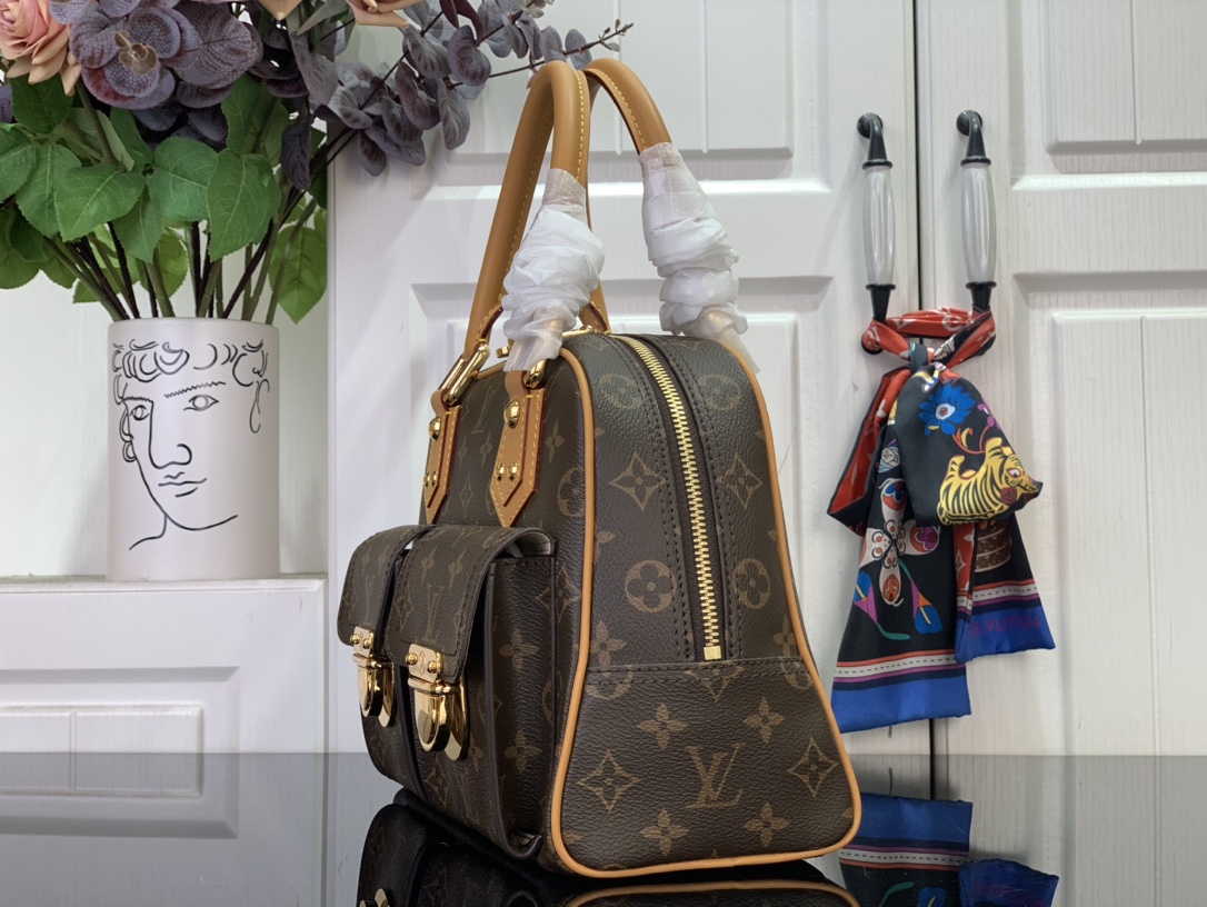 LOUIS VUITTON Manhattan PM Handbag M40026 Monogram