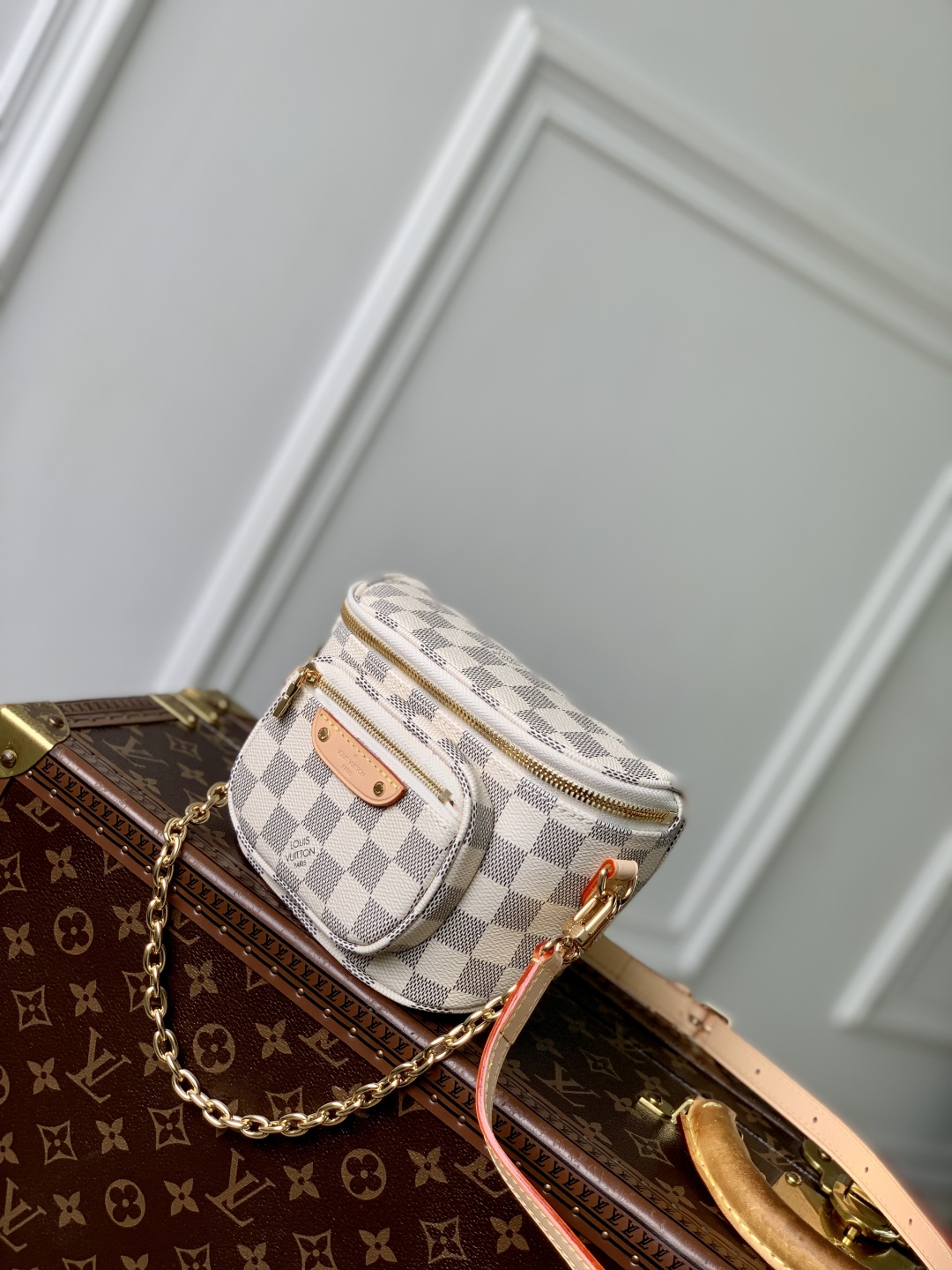 Louis Vuitton Mini Bumbag Damier Azur – Women – Small Leather Goods | LOUIS VUITTON