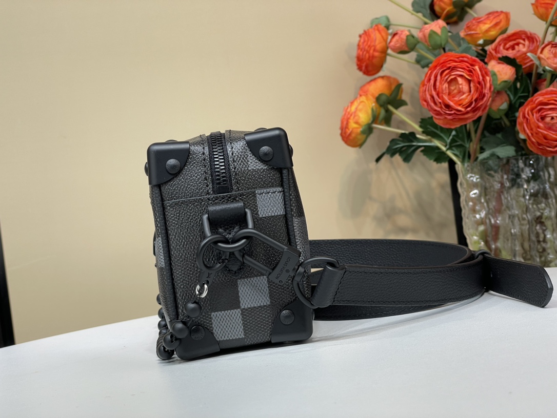 Louis Vuitton Mini Soft Trunk Bag D16 Black