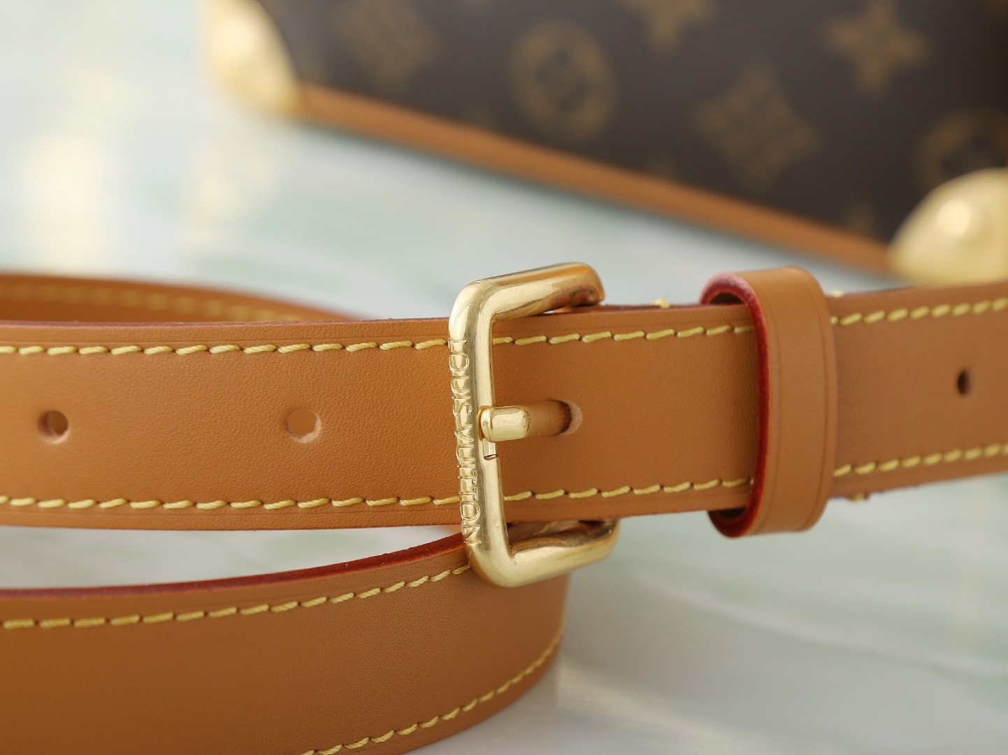 LOUIS VUITTON Mini Soft Trunk Monogram Legacy Bag brown 18cm best quality