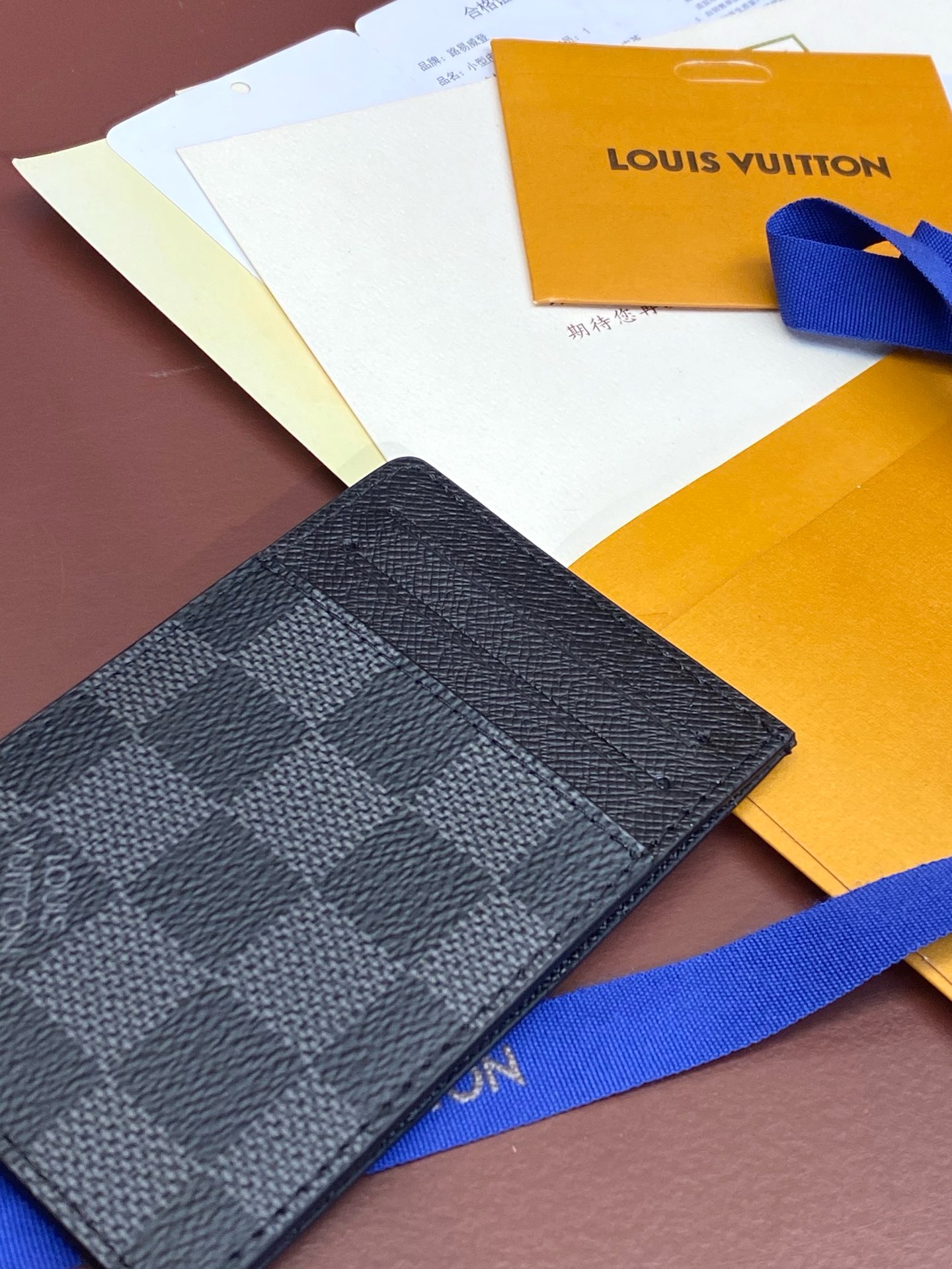 Louis Vuitton Modern Leather Wallet in Distinctive Turquoise Color with LV Logo
