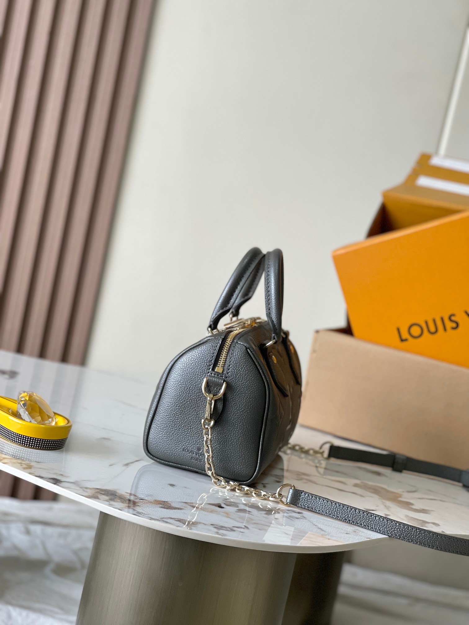 LOUIS VUITTON Monogram Amplant Speedy