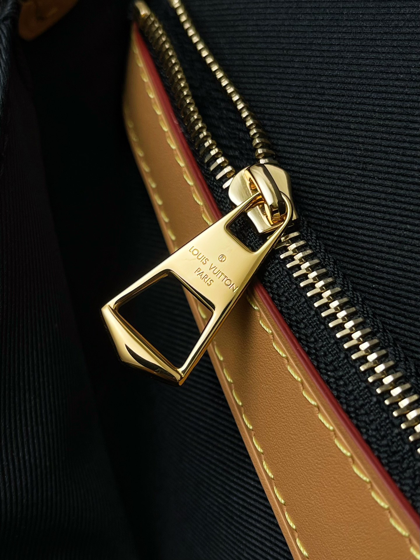 Louis Vuitton Monogram Diane Nm Pm M46049 Canvas Tanned Leather Fuchsia Gold Met