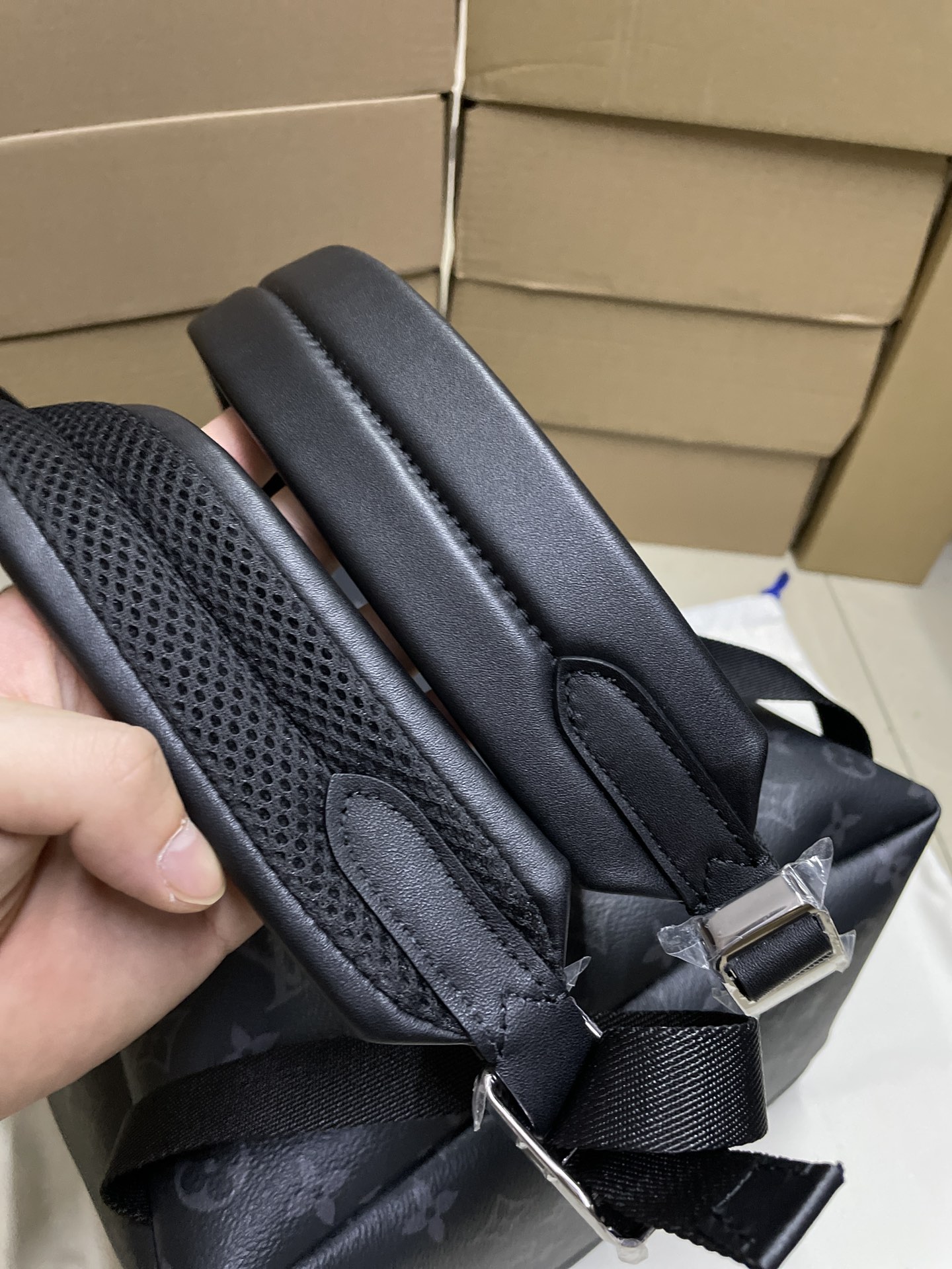 LOUIS VUITTON Monogram Eclipse Apollo Backpack