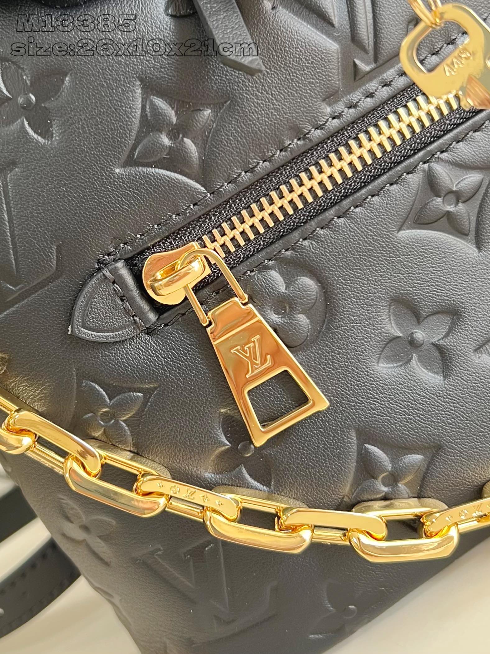 Louis Vuitton Monogram Emboss Coussin Backpack PM