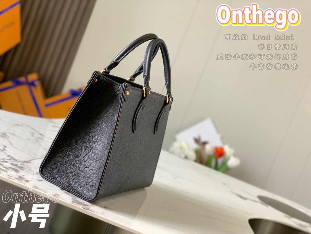 Louis Vuitton Monogram Emplant On The Go Pm 2Way