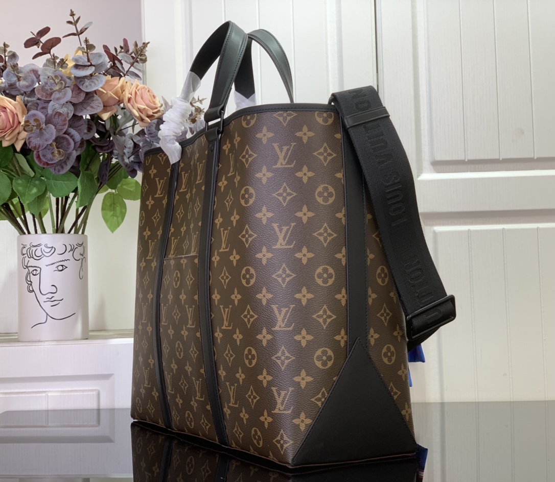Louis Vuitton Monogram Macassar Weekend Tote