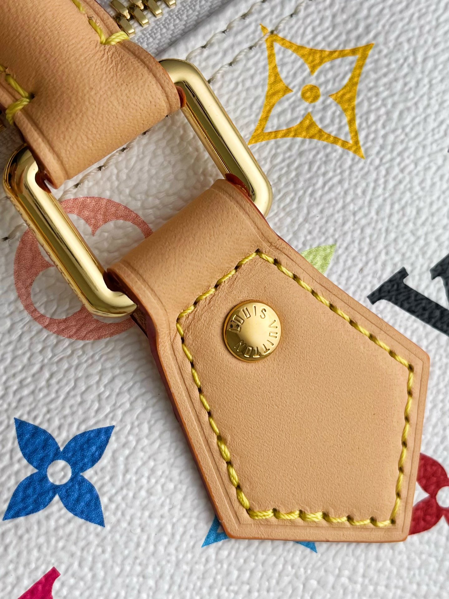 LOUIS VUITTON Monogram Multicolor Speedy Bandouliere 25 M13085 Purse 90275956