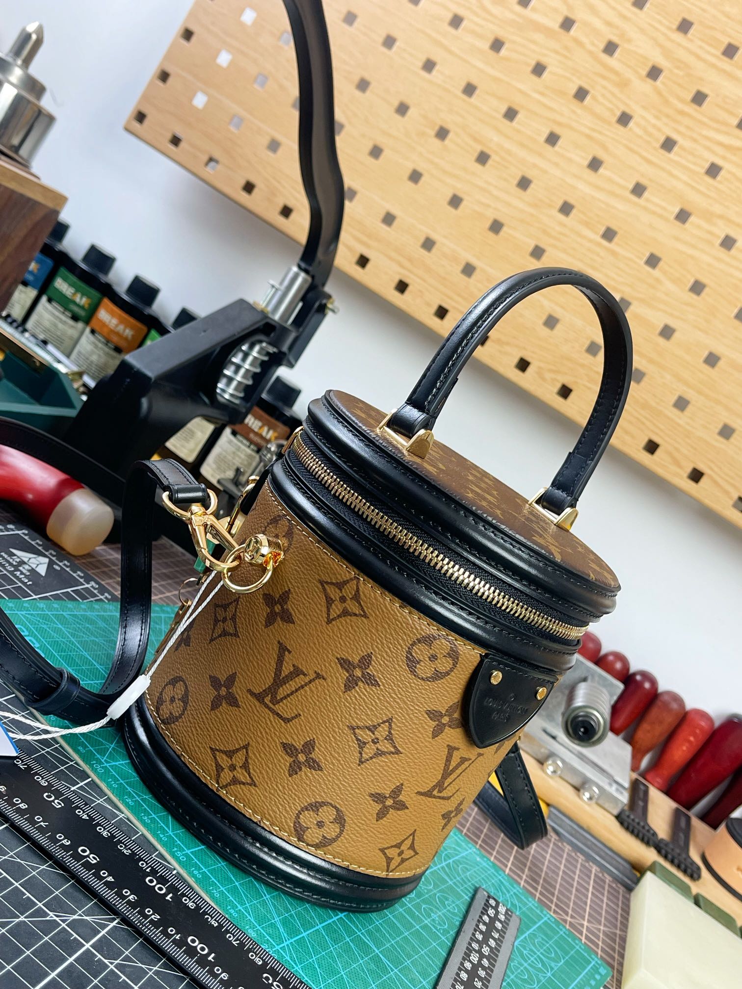 Louis Vuitton Monogram Reverse Cannes Black Crossbody