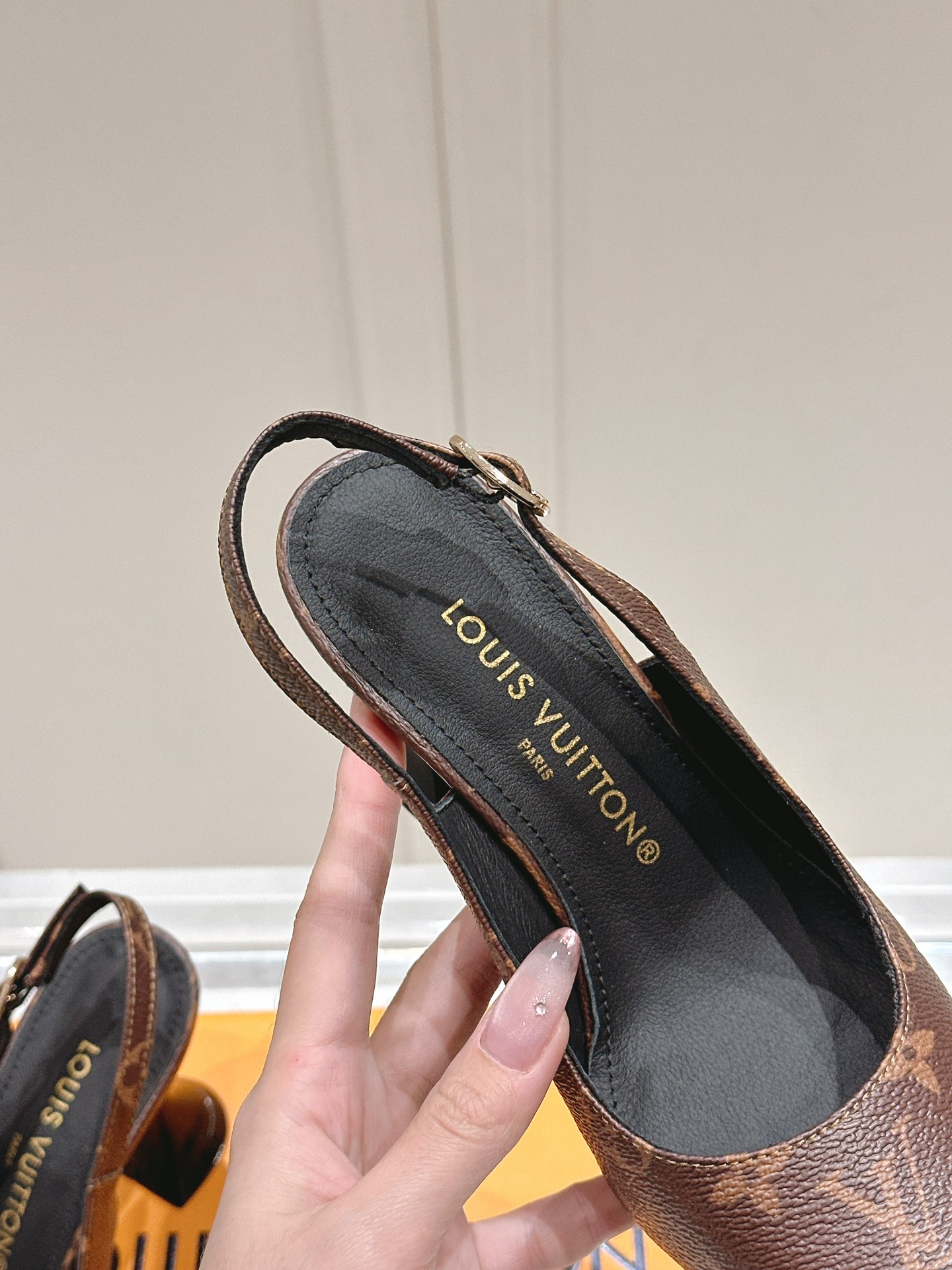 Louis Vuitton Monogram Slingback Pumps