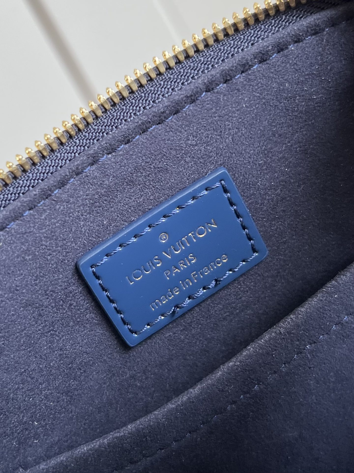 Louis Vuitton Monogram Vernis Alma BB in Bleu Nuit