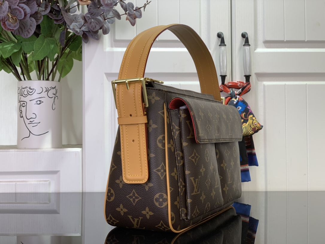 LOUIS VUITTON Monogram Viva Cite GM M51163 Shoulder bag