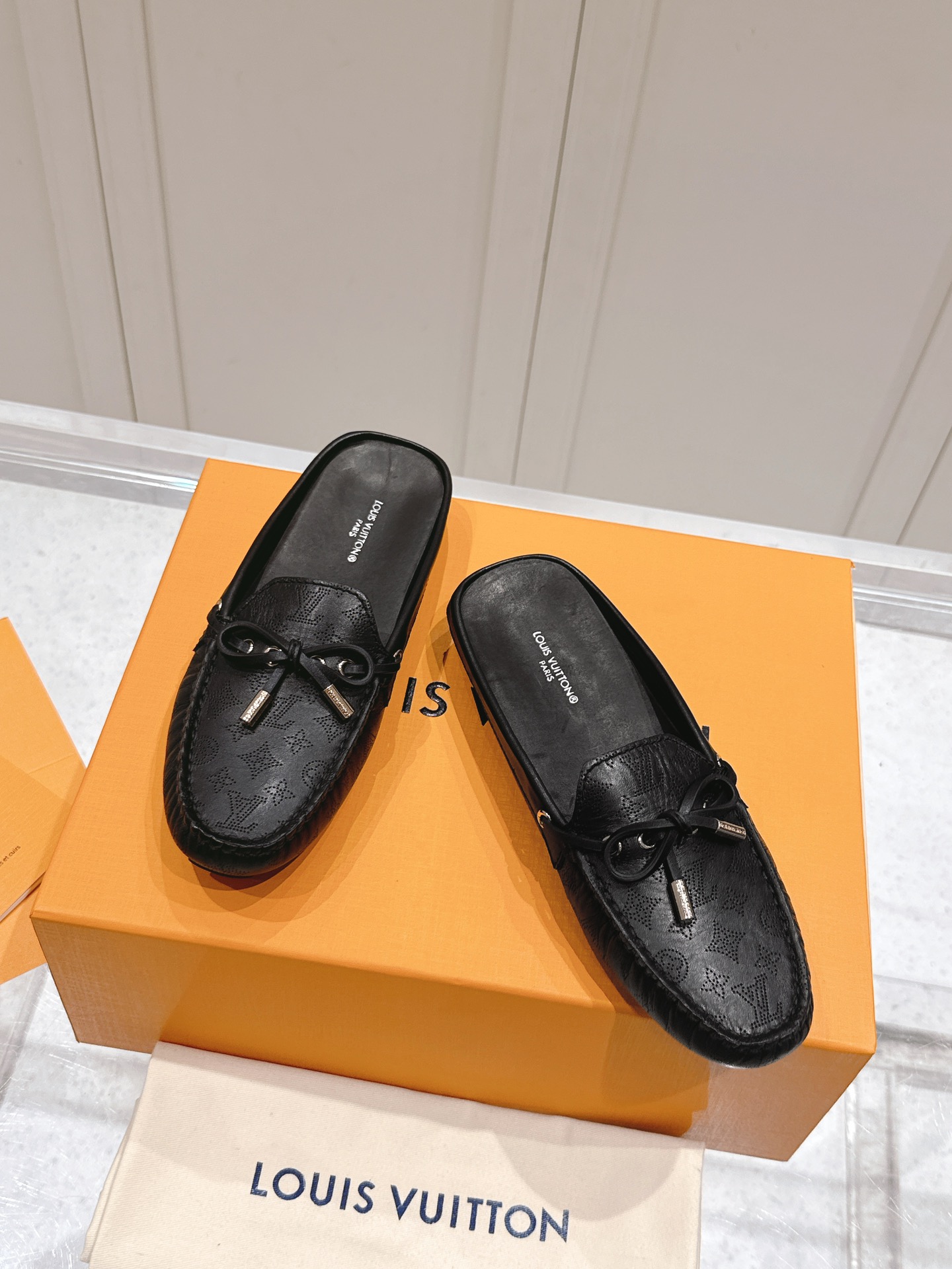 Louis Vuitton Monte Carlo Moccasin in Black Monogram Eclipse