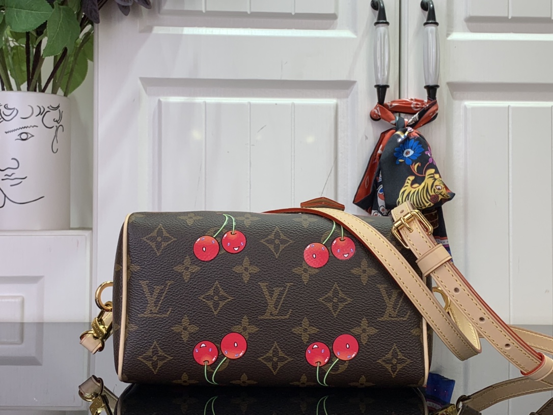Louis Vuitton Murakami Speedy 20 Cherry in Rheinland