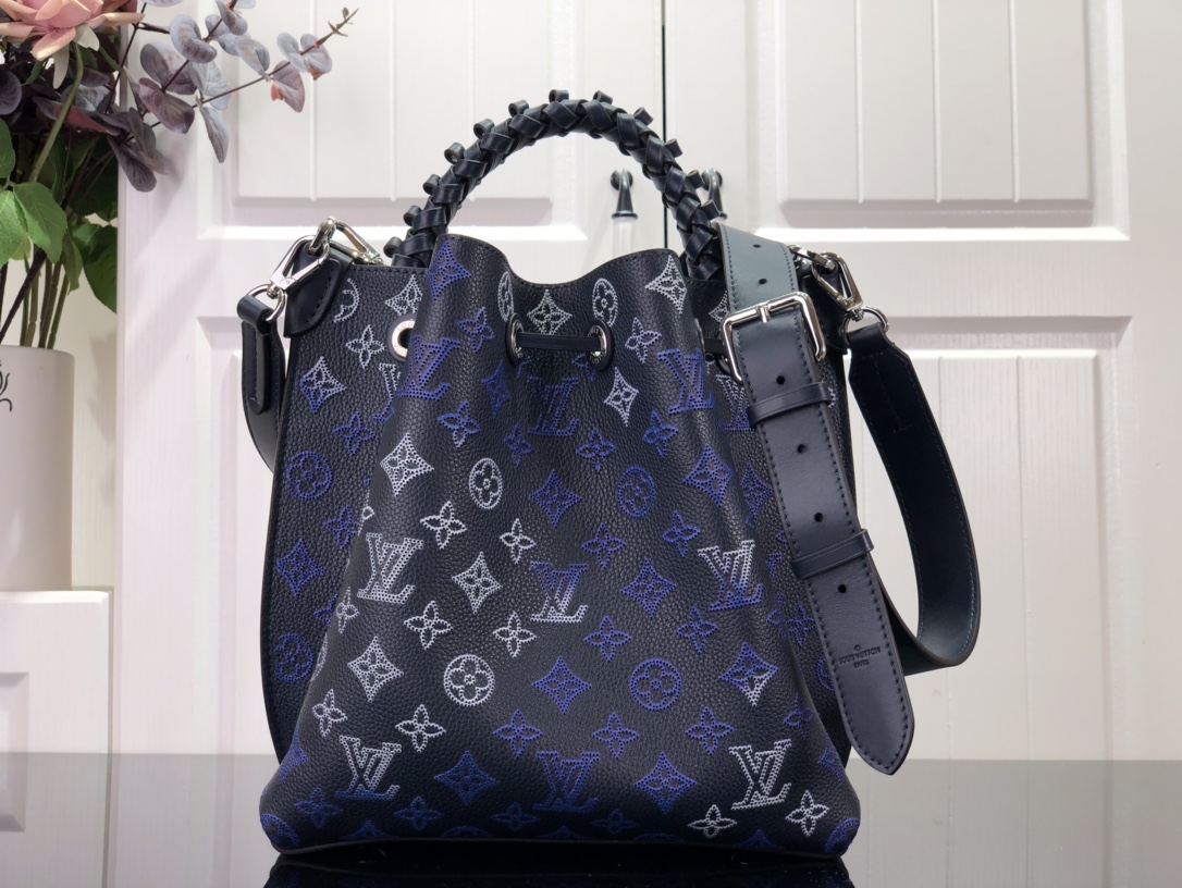 Louis Vuitton Muria Bucket Bag 'Blue'