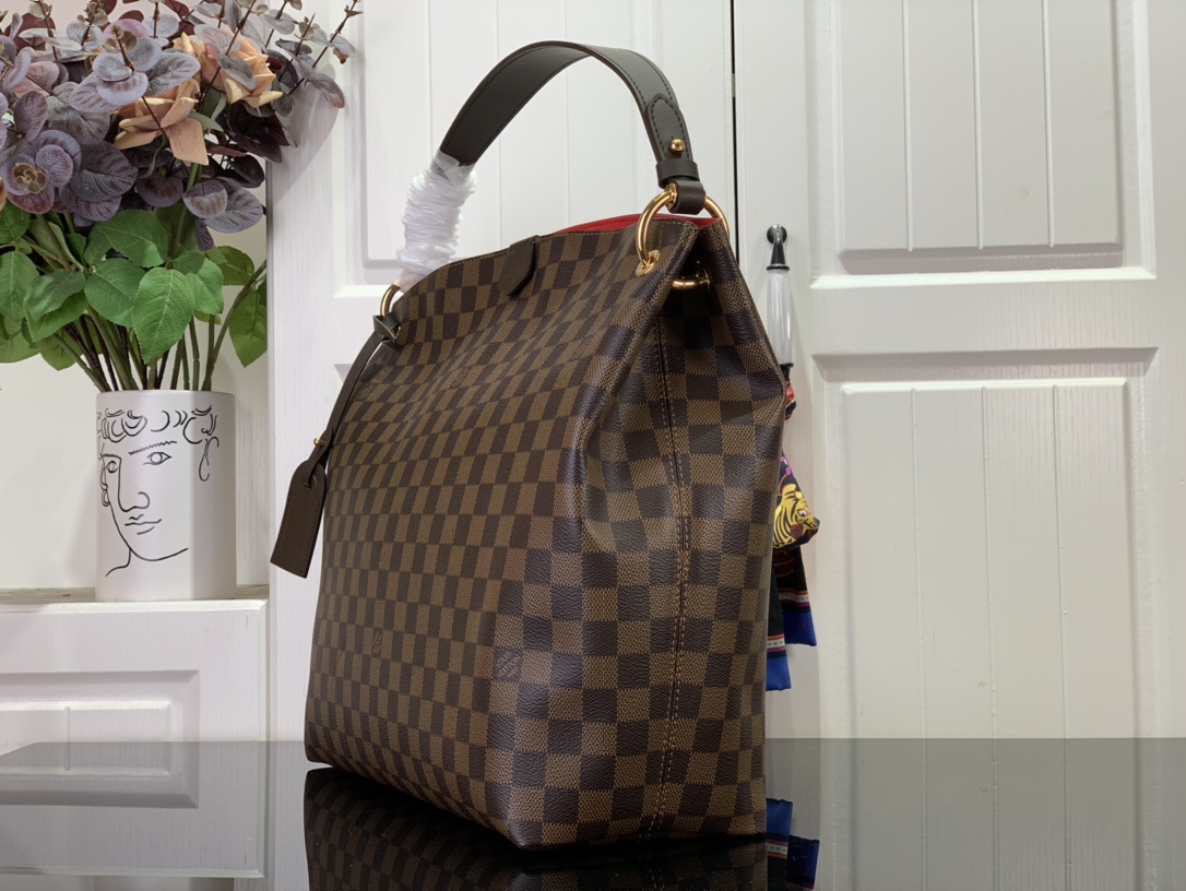 Louis Vuitton N44044 Damier Graceful Pm Shoulder Bag