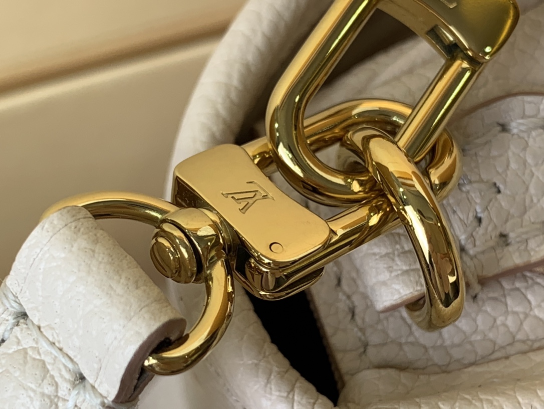 Louis Vuitton Nano Diane Monogram Empreinte Bag White