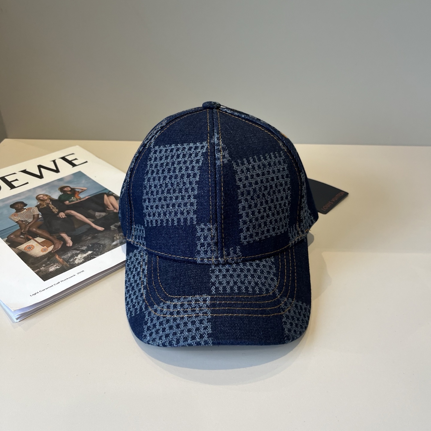 Louis Vuitton Damier Denim Cap - Luxury Headwear