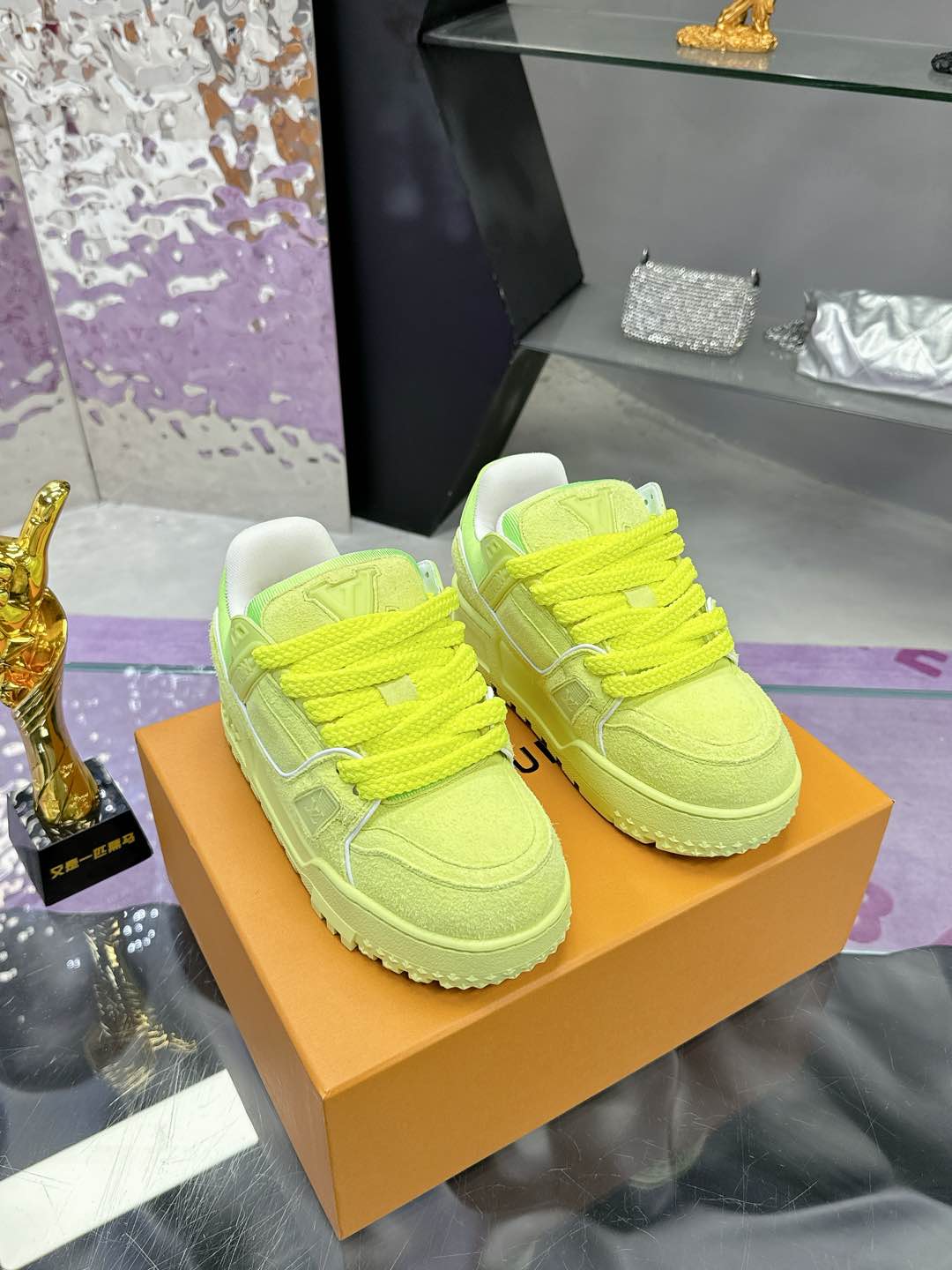 Louis Vuitton Neon Yellow Archlight Sneakers