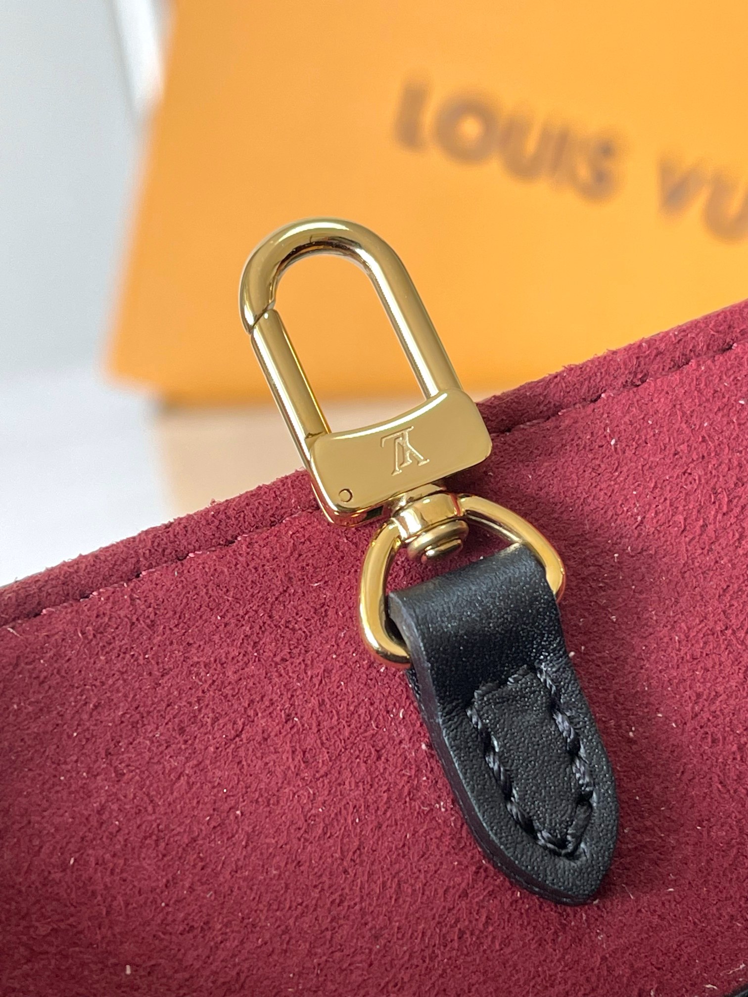 LOUIS VUITTON OnTheGo MM Leather Bicolor Monogram Empreinte Black Bag