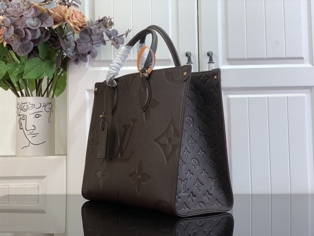Louis Vuitton OnTheGo MM Monogram Empreinte Leather | LOUIS Vuitton