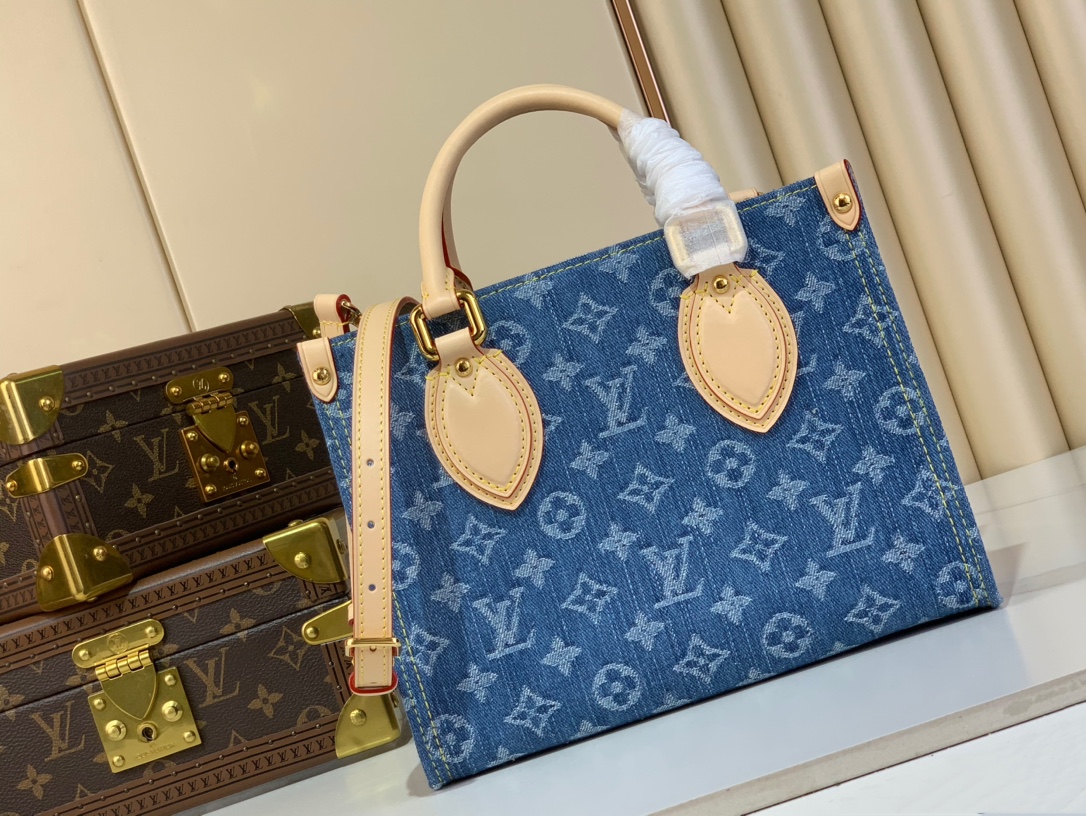 Louis Vuitton OnTheGo PM Monogram Denim - Bags and Small Leather Good