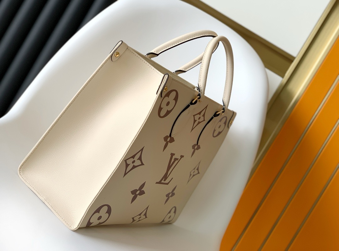 Louis Vuitton Onthego PM Shoulder Crossbody Tote ‘Cream’ M45654 Women’s Bag
