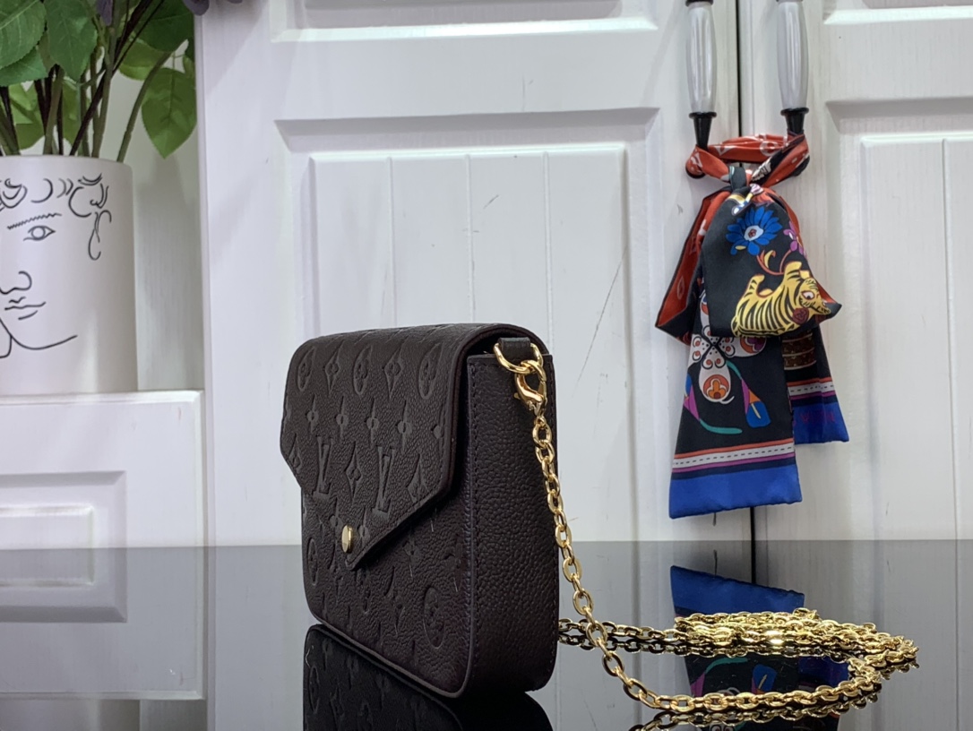 Louis Vuitton Pochette Félicie Monogram Empreinte Leather - Women