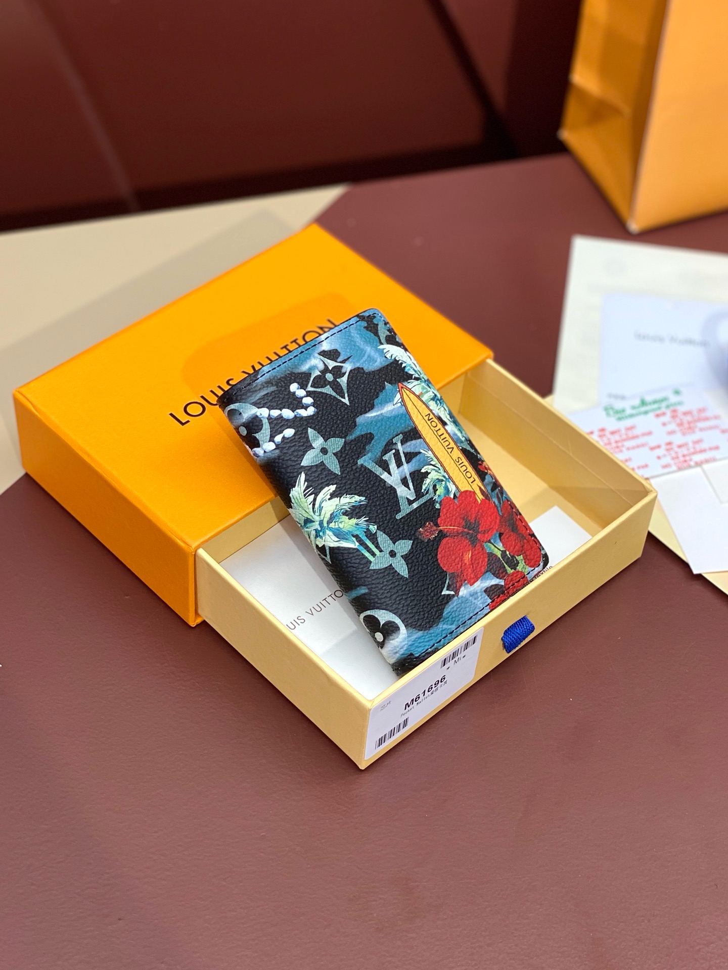 Louis Vuitton Pocket Organizer ‘Navy’ Wallet