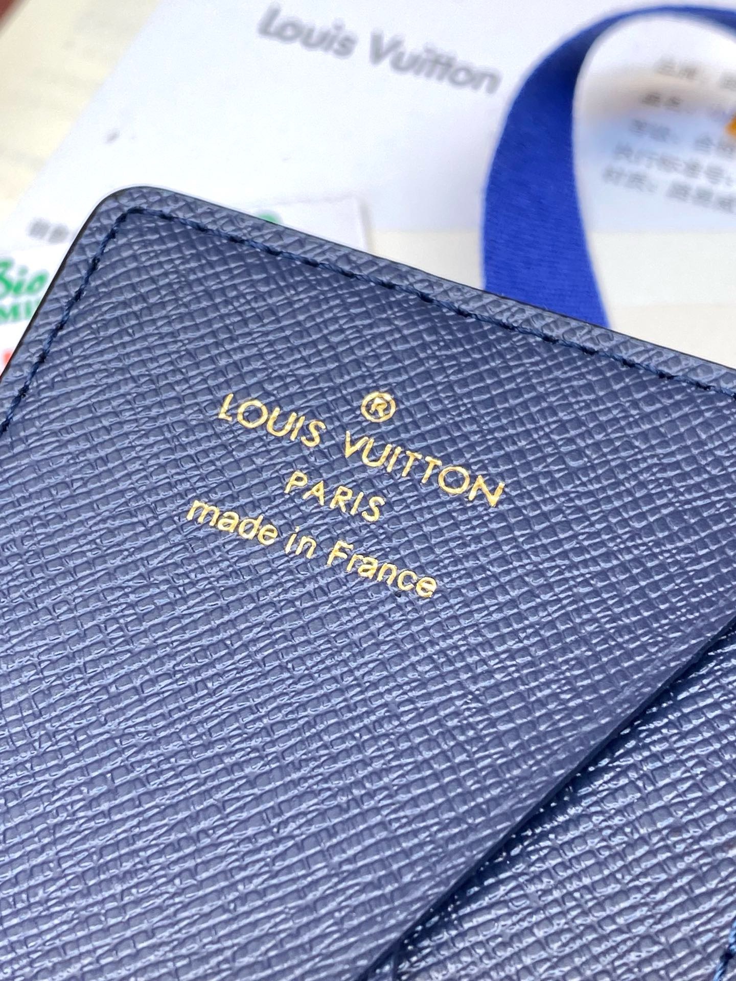 Louis Vuitton Pocket Organizer ‘Navy’ Wallet