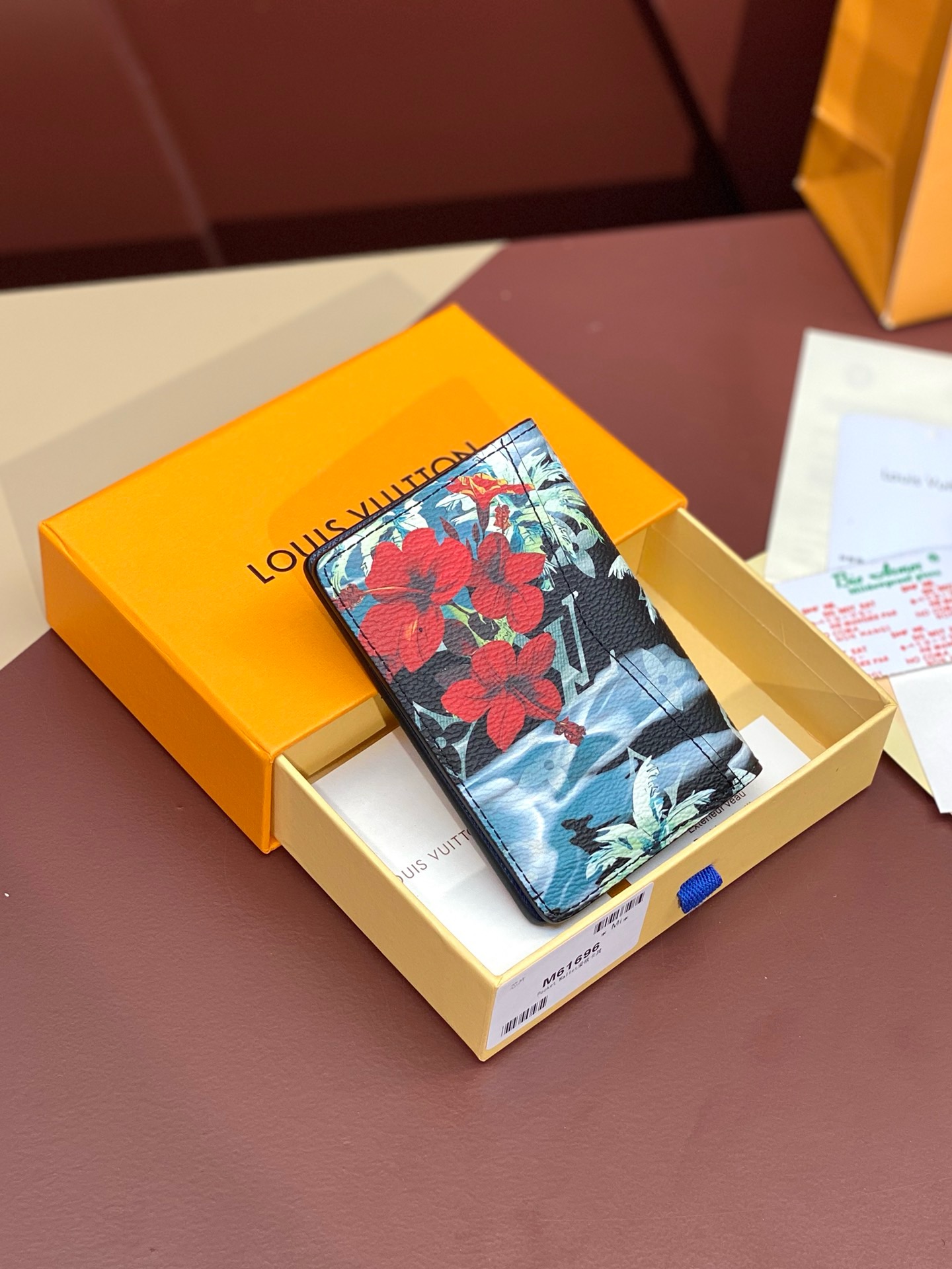 Louis Vuitton Pocket Organizer ‘Navy’ Wallet