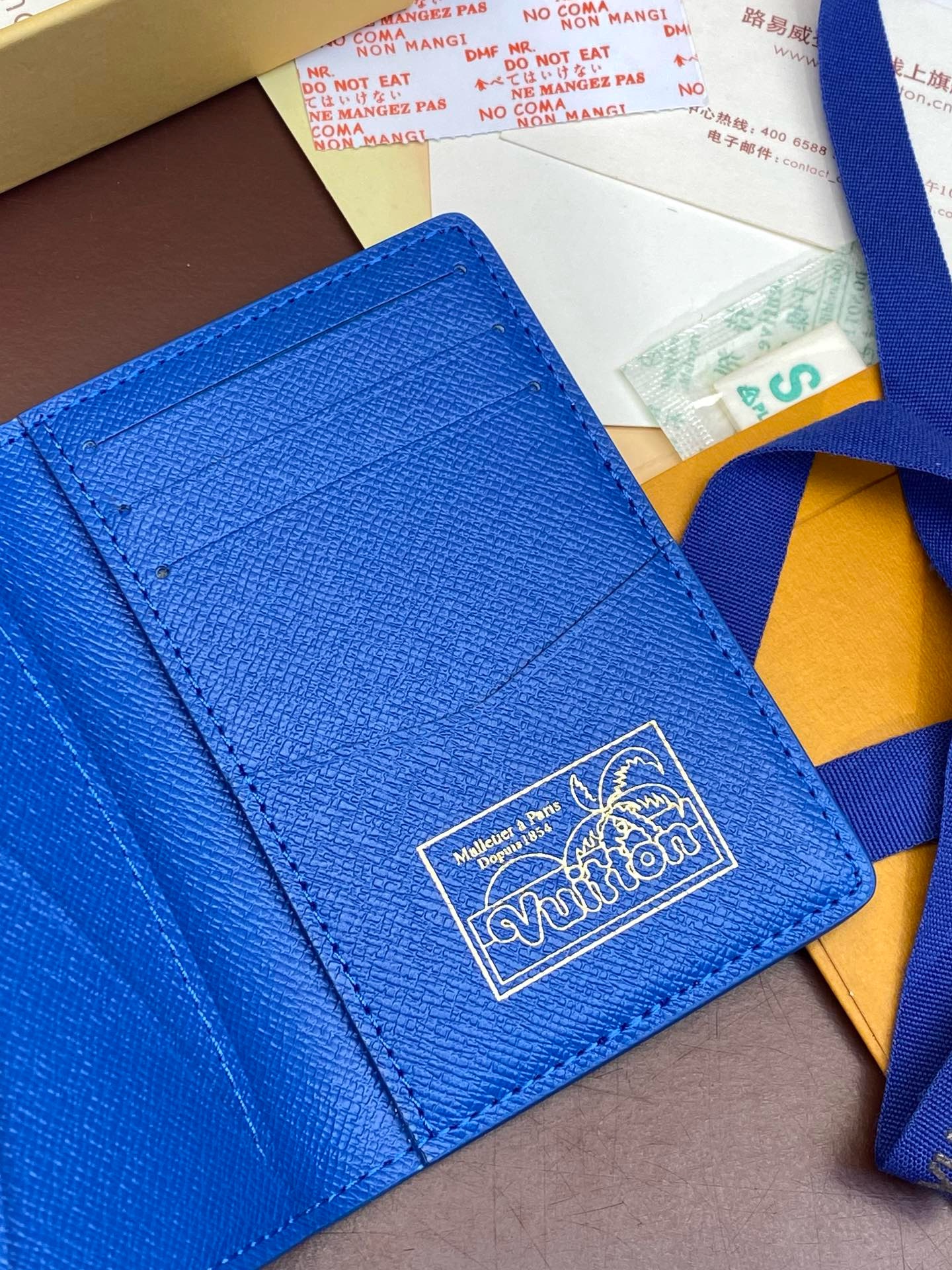 Louis Vuitton Pocket Organizer Wallet ‘Blue’