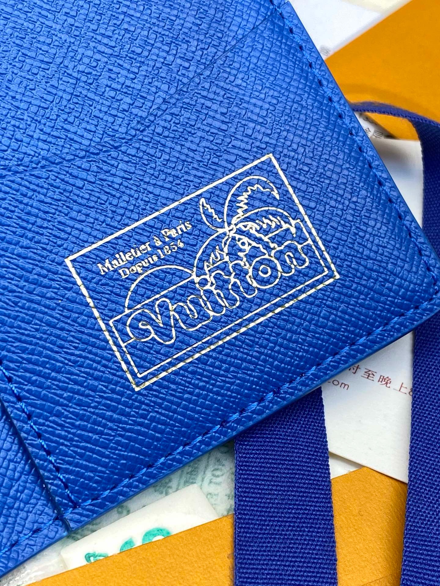 Louis Vuitton Pocket Organizer Wallet ‘Blue’