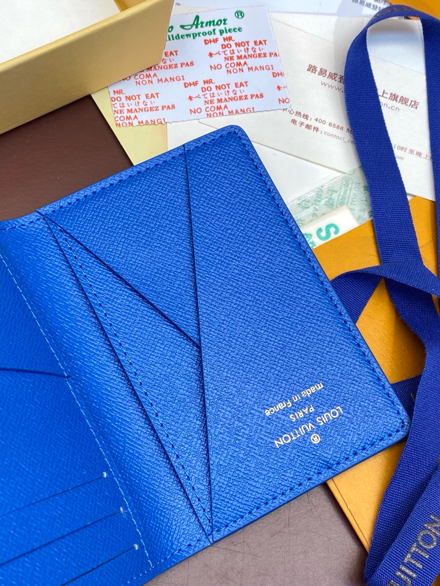 Louis Vuitton Pocket Organizer Wallet ‘Blue’