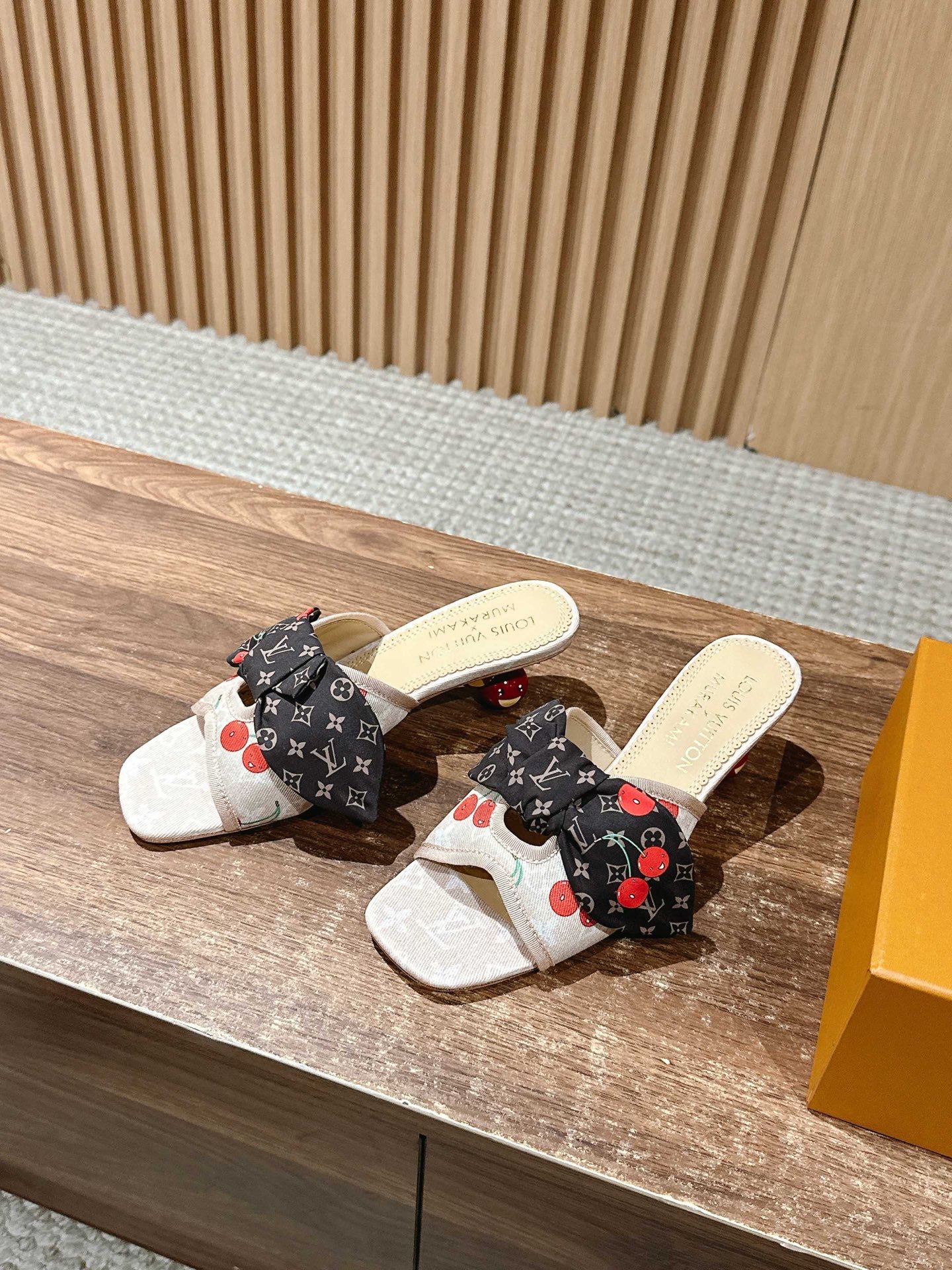 Louis Vuitton Polka Dot Bow Mules