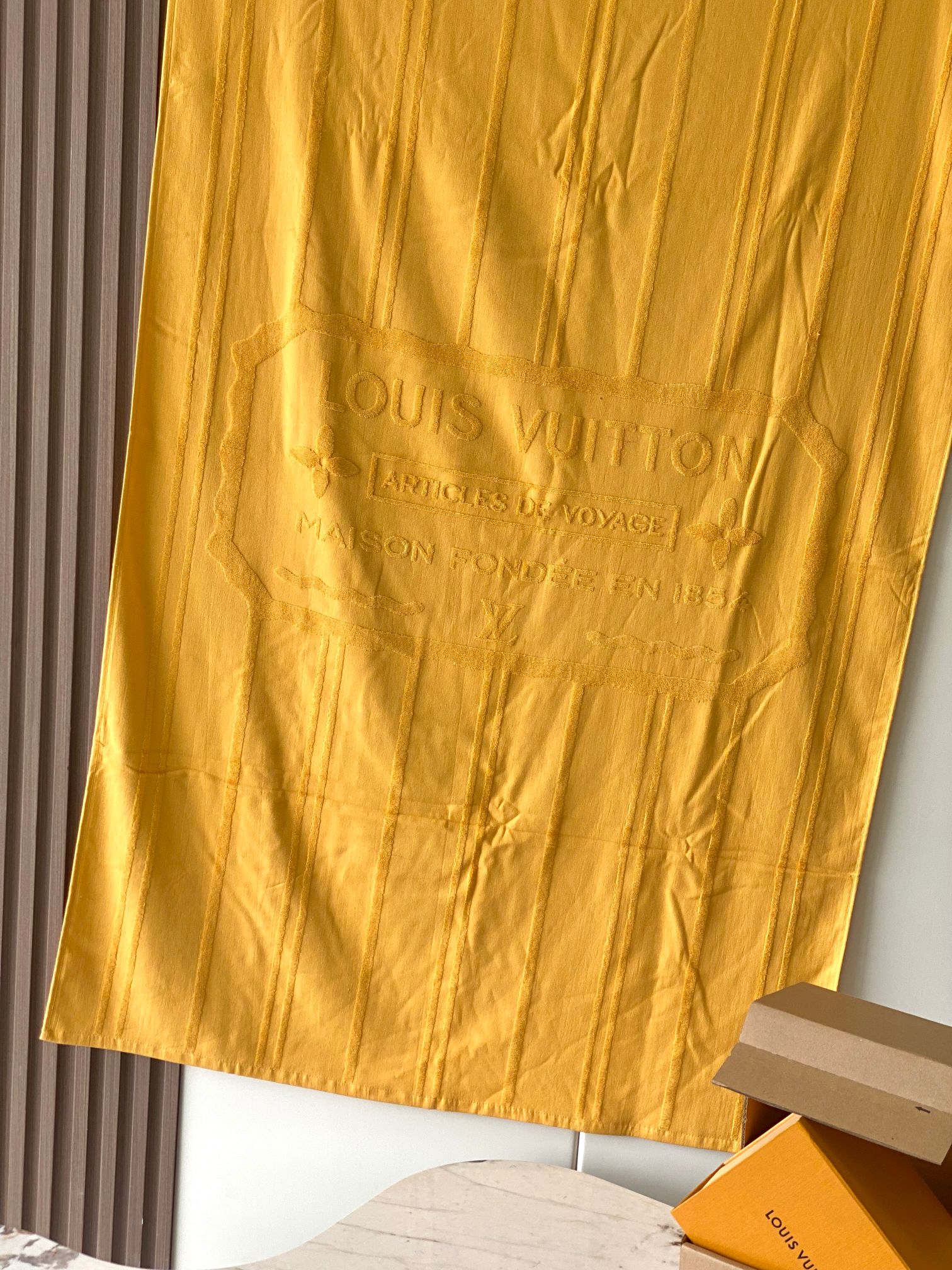 Louis Vuitton Pre-Owned 2023 Vacation Beach Towel | Yellow
