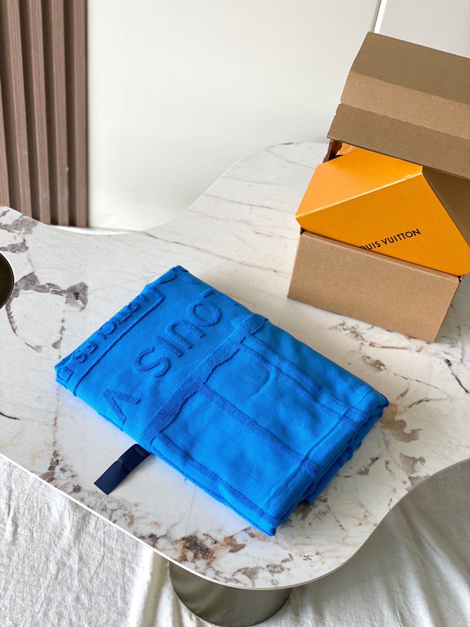 Louis Vuitton Serviette Bain Cobalt Blue Monogram Classic